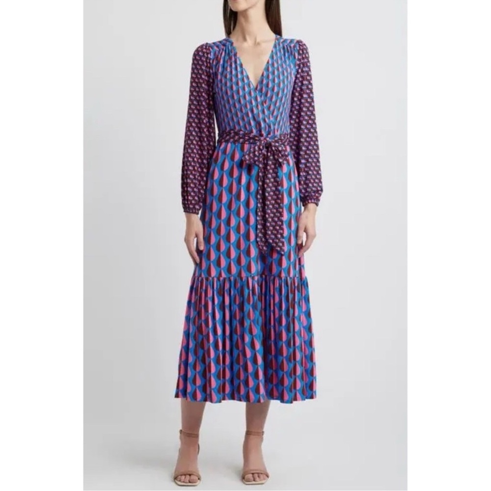 😍Boden Ophelia Wrap Midi Dress😍
